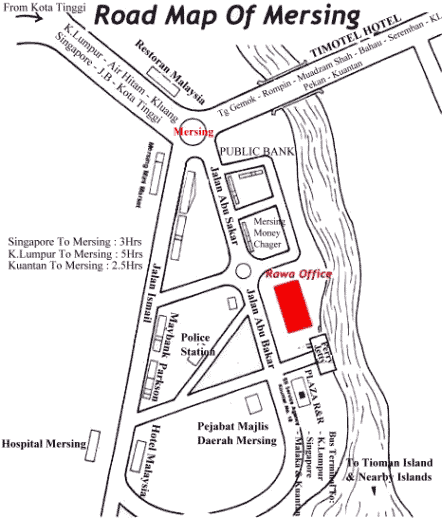 Mersing Map