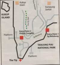 Tanjung Piai Location Map