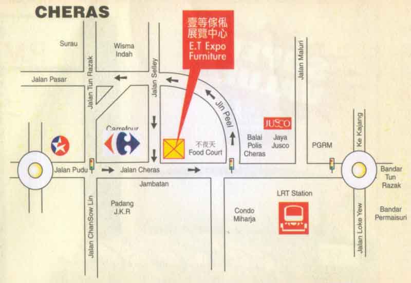 Jalan Cheras location map