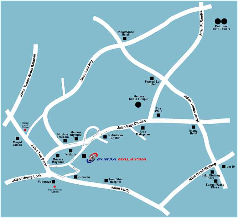 Jalan Raja Chulan location map
