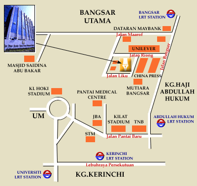Bangsar Location Map location map