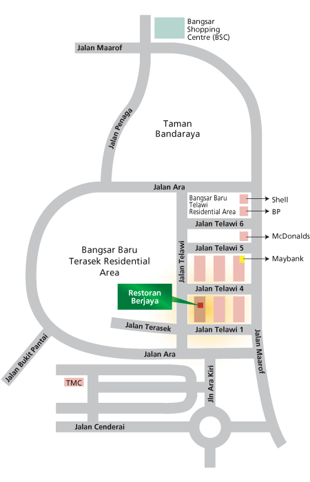 Bangsar Baru Location Map location map
