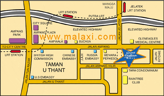 Jalang Ampang Location map location map