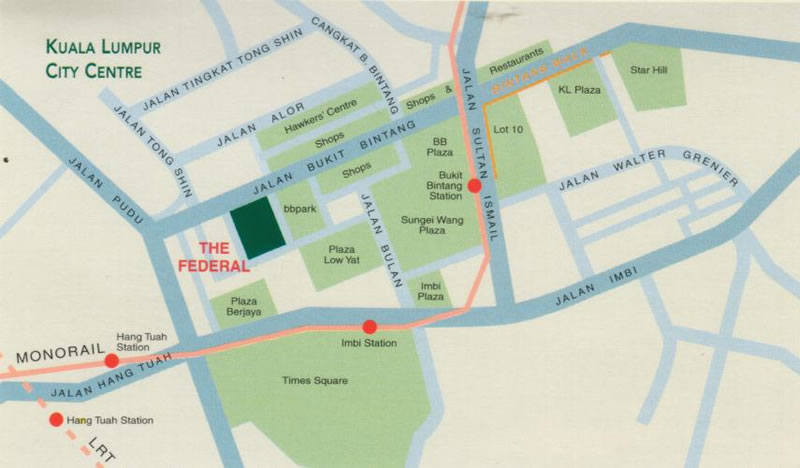 Jalan Bukit Bintang map location map
