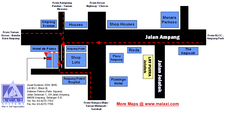 Jalan Ampang location map location map