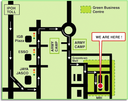 Green Business centre map