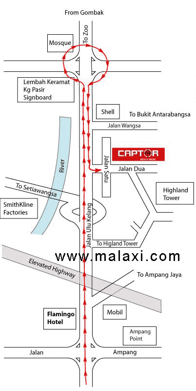 Jalan Ulu Kelang Location map location map