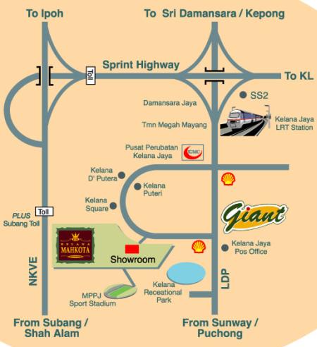 Kelana Jaya map