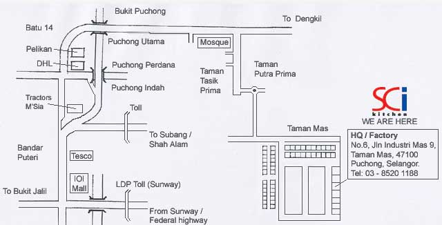 Puchong Map location map