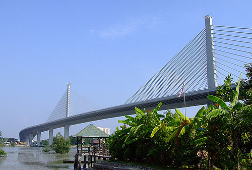 День Вид Моста Пенанг