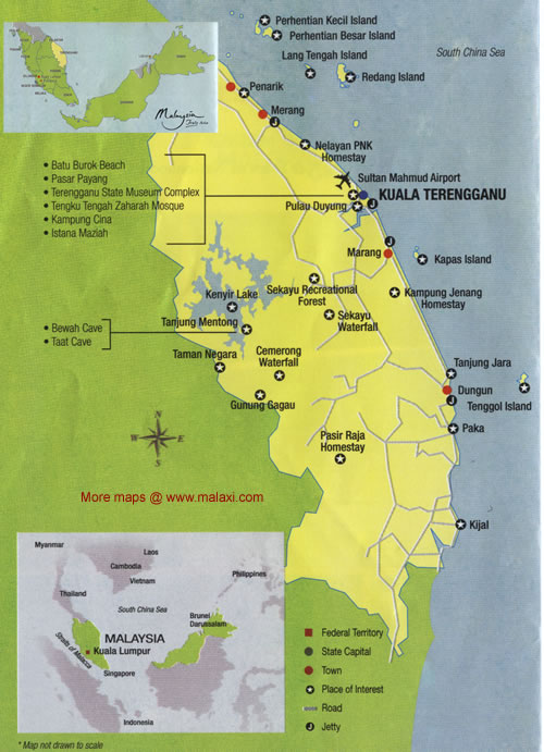 Terengganu map